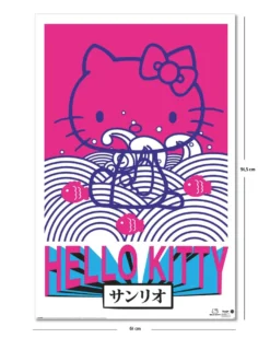 Hello Kitty Poster Tokyo Rebel