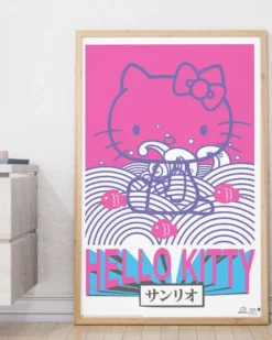 Hello Kitty Poster Tokyo Rebel