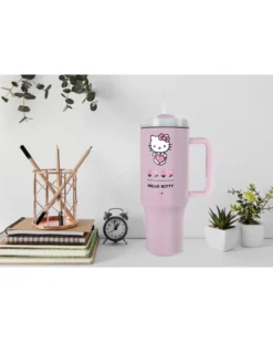 Hello Kitty Tumbler Quencher - Rosa, Füllmenge ca. 1,2 Liter