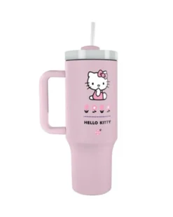 Hello Kitty Tumbler Quencher - Rosa, Füllmenge ca. 1,2 Liter