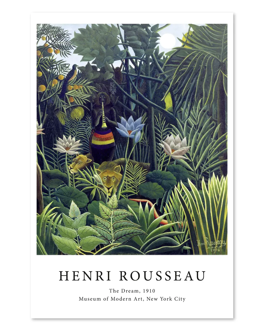 Henri Rousseau Poster The Dream