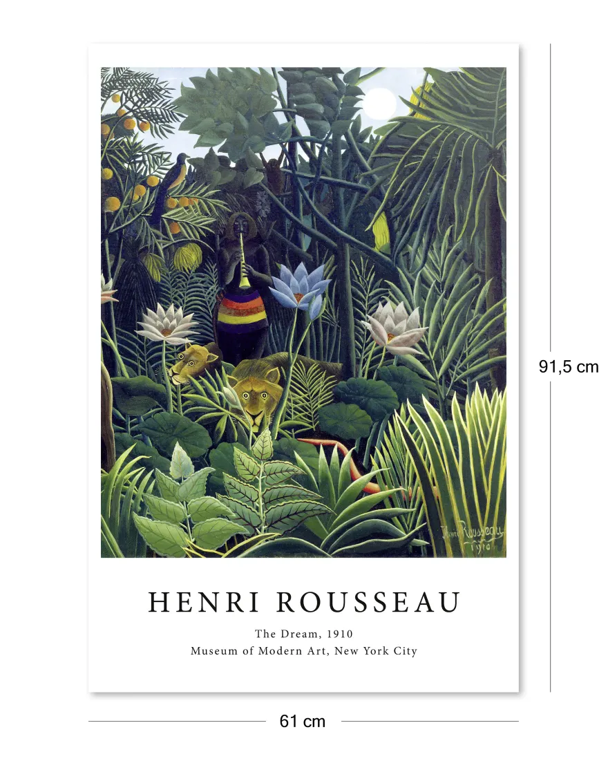 Henri Rousseau Poster The Dream