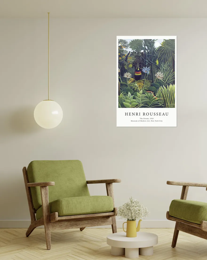 Henri Rousseau Poster The Dream