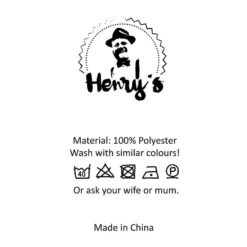 Henry's Bademantel Fleece anthrazit, grau