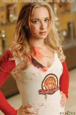 Heroes Postkarte Claire Save the cheerleader...