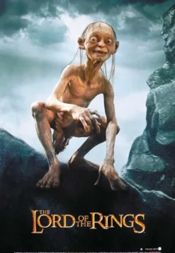 Herr der Ringe Poster die zwei Türme Gollum lächelnd