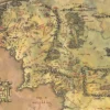 Herr der Ringe Poster Karte von Mittelerde