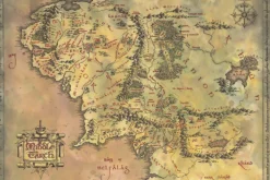Herr der Ringe Poster Karte von Mittelerde