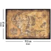 Herr der Ringe Poster Karte von Mittelerde (Dark)