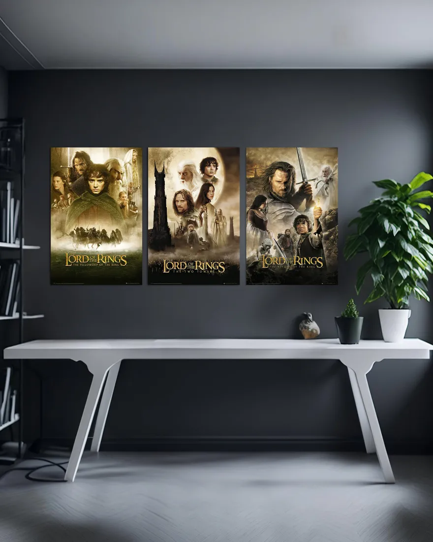 Herr der Ringe Posterset 3 Filmplakate