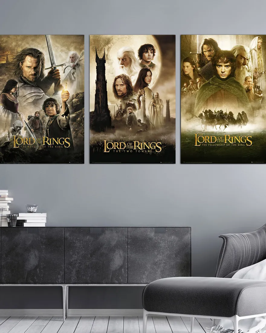 Herr der Ringe Posterset 3 Filmplakate