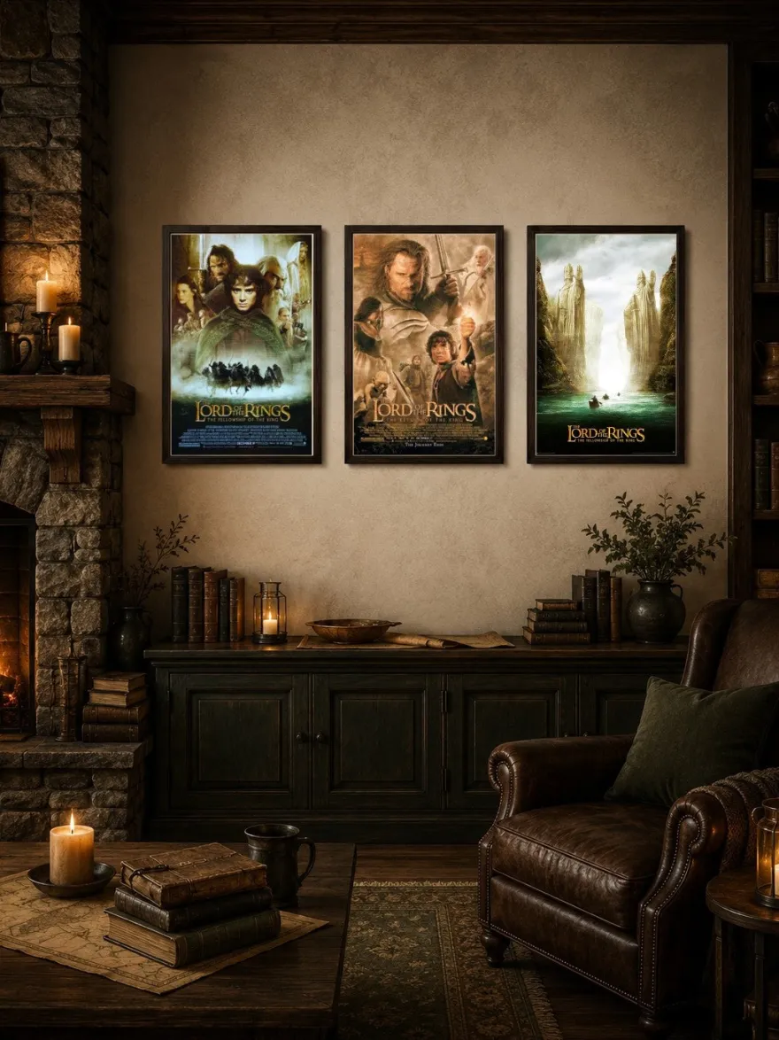 Herr der Ringe Trilogie Poster 3er Set