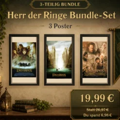 Herr der Ringe Trilogie Poster 3er Set