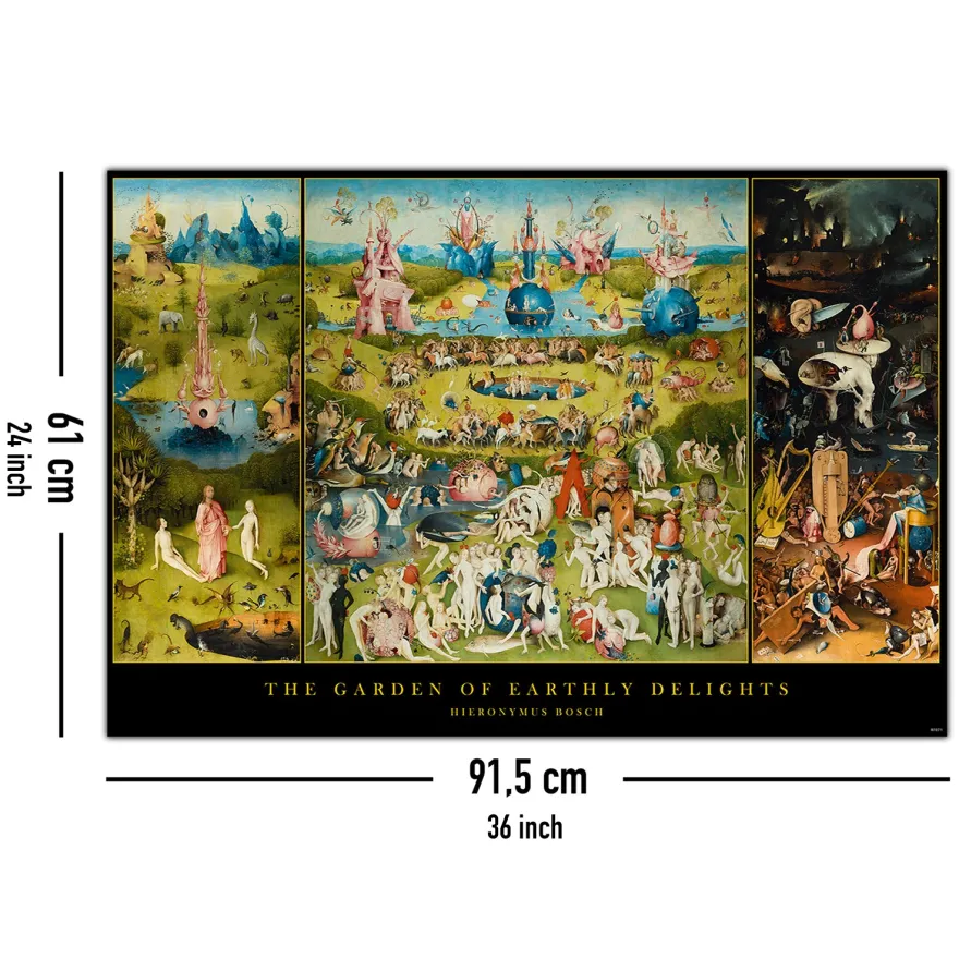 Hieronymus Bosch Poster Garden Of Earthly Delights