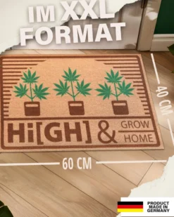 Hi(gh) & Grow Home Kiffer Fußmatte