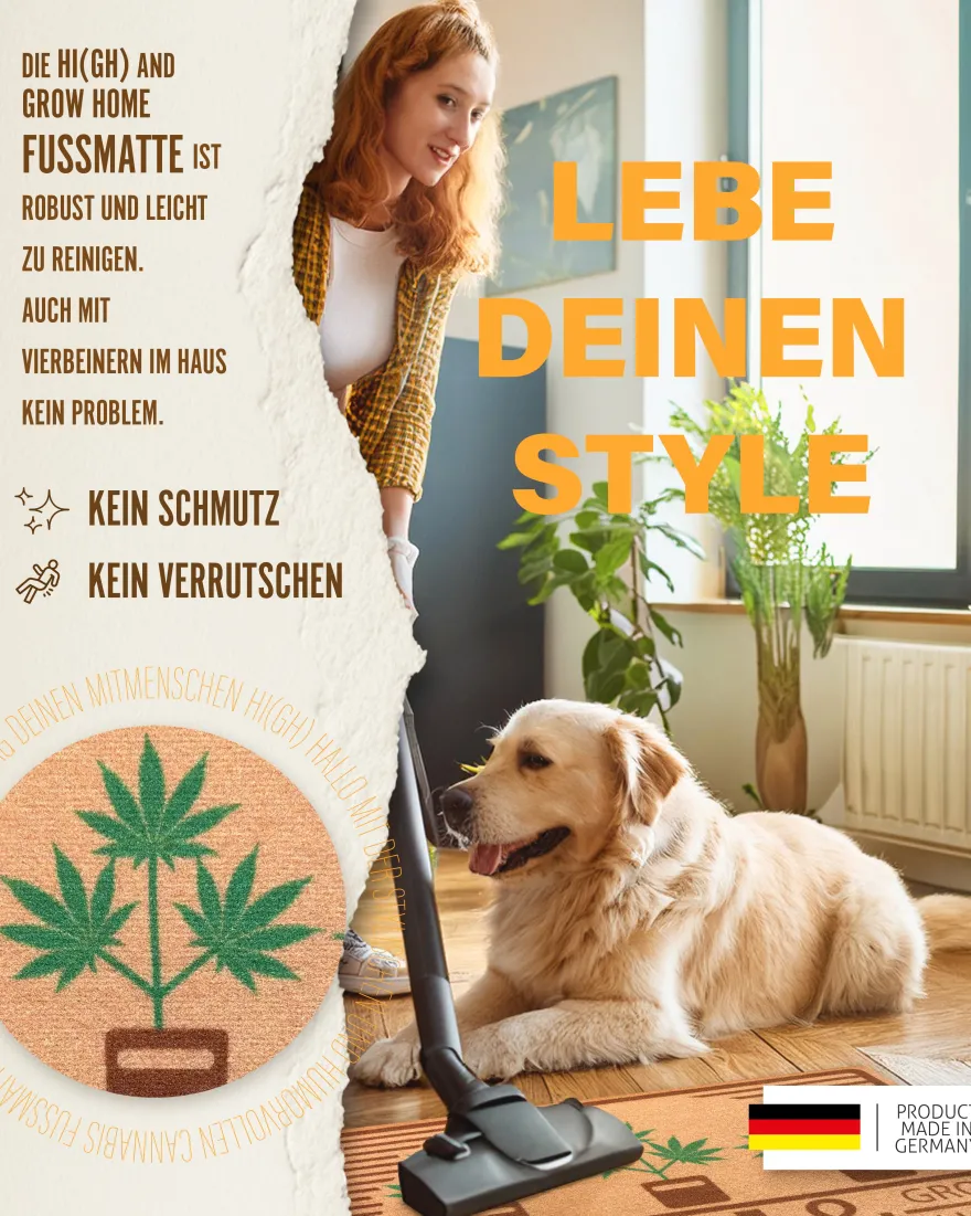 Hi(gh) & Grow Home Kiffer Fußmatte