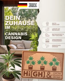 Hi(gh) & Grow Home Kiffer Fußmatte