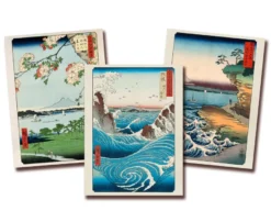 Hiroshige Kunstdruck 3er-Set Papier 250 gr. matt