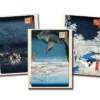 Hiroshige Kunstdruck 3er-Set Papier 250 gr. matt
