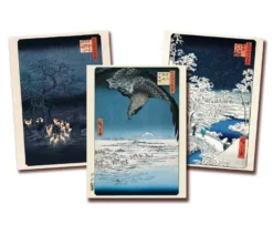 Hiroshige Kunstdruck 3er-Set Papier 250 gr. matt
