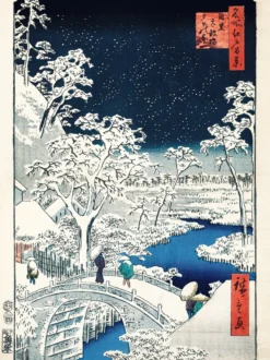 Hiroshige Kunstdruck 3er-Set Papier 250 gr. matt
