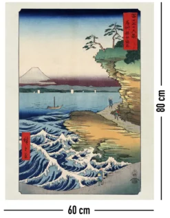 Hiroshige Kunstdruck The Coast At Hota In Awa Province