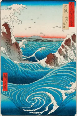 Hiroshige Naruto Whirlpool Poster