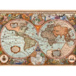 Historische Weltkarte Puzzle 1000 Teile, Aimee Stewart
