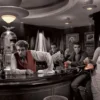 Hollywood Legends Bar Poster Java Dreams