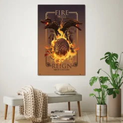 House Of The Dragon Poster Fire Will Reign