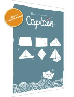 How To Become A Captain Kunstdruck