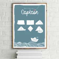 How To Become A Captain Kunstdruck