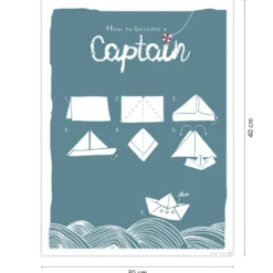 How To Become A Captain Kunstdruck