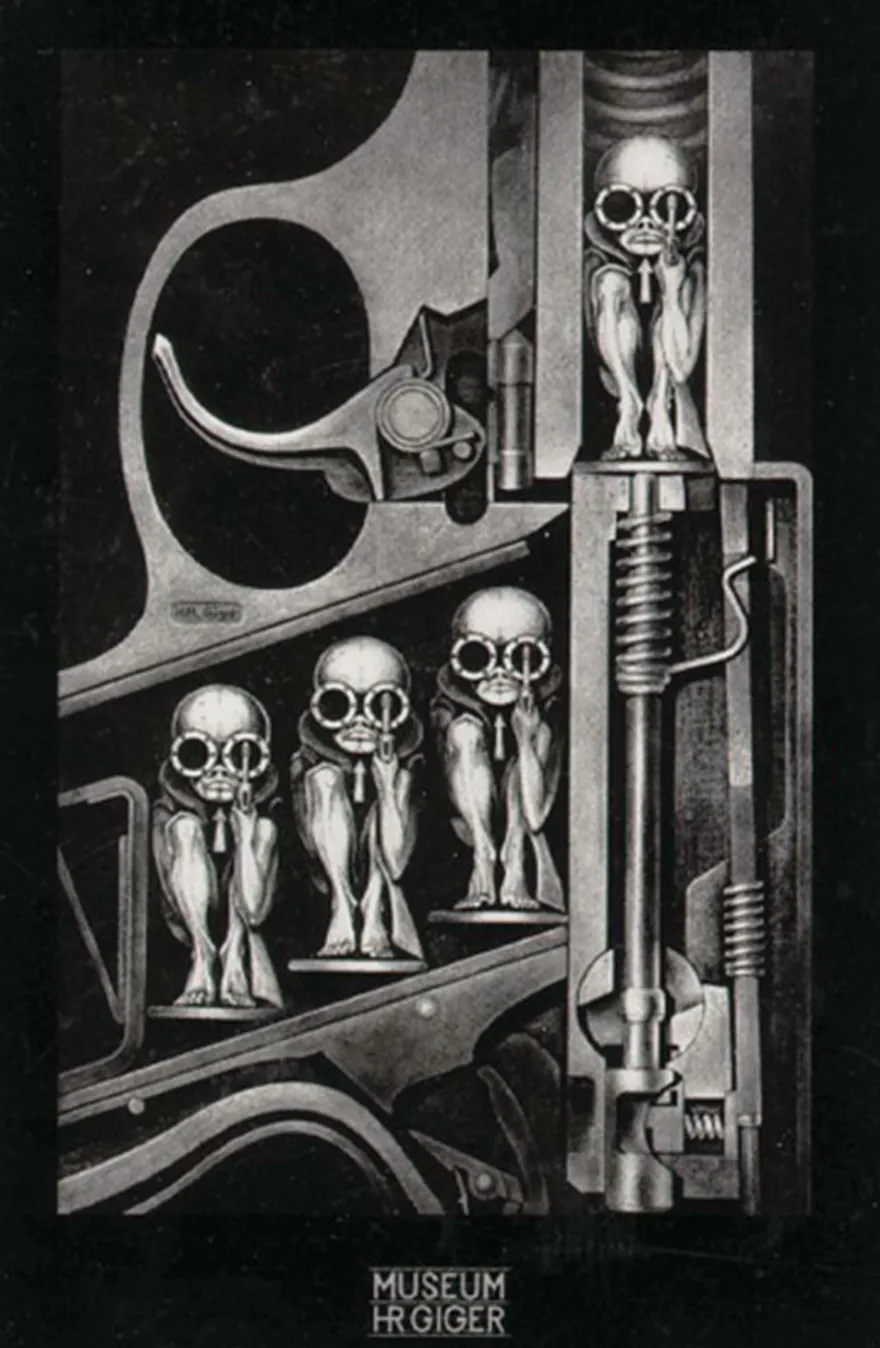 Hr Giger Poster Birthmachine