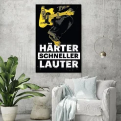 Härter Schneller Lauter Poster