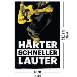 Härter Schneller Lauter Poster