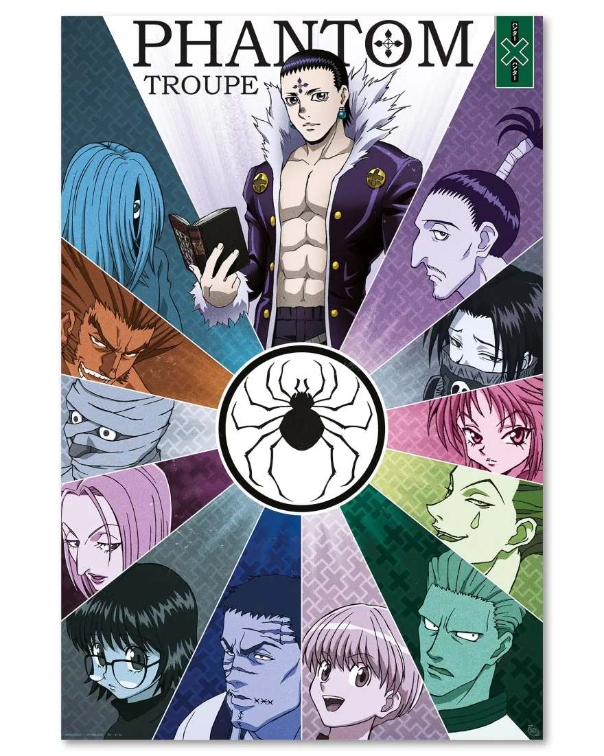 Hunter x Hunter Poster| Phantom Troupe - Spider Members | 61x91,5 cm