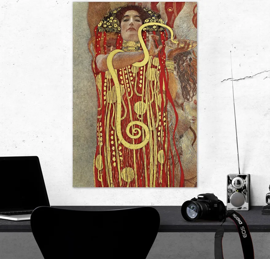 Hygieia Poster Gustav Klimt