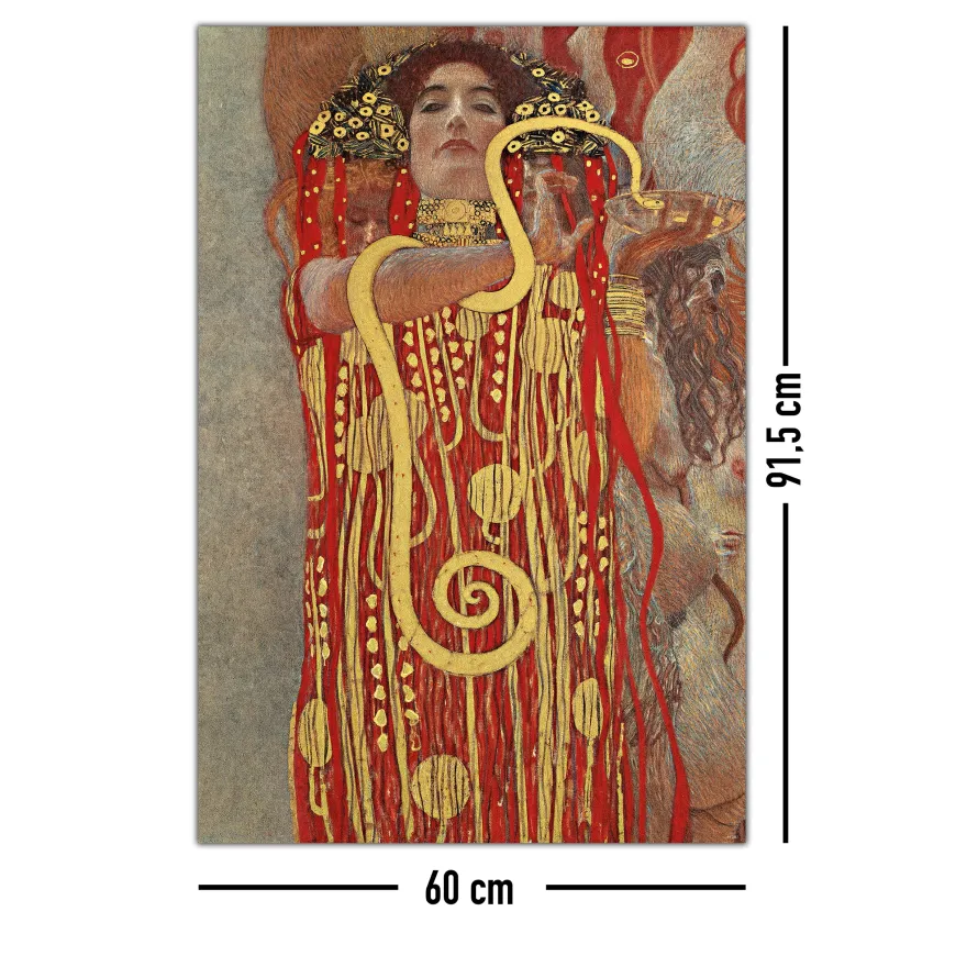 Hygieia Poster Gustav Klimt