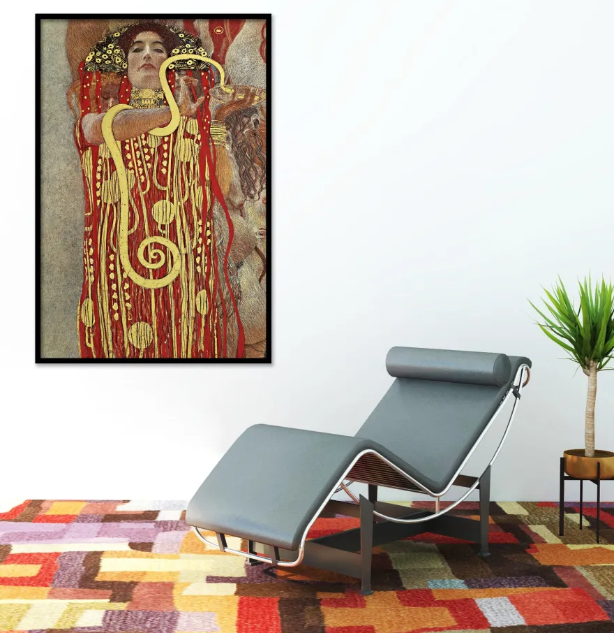 Hygieia Poster Gustav Klimt