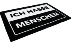 Ich hasse Menschen Fußmatte