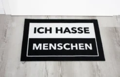 Ich hasse Menschen Fußmatte