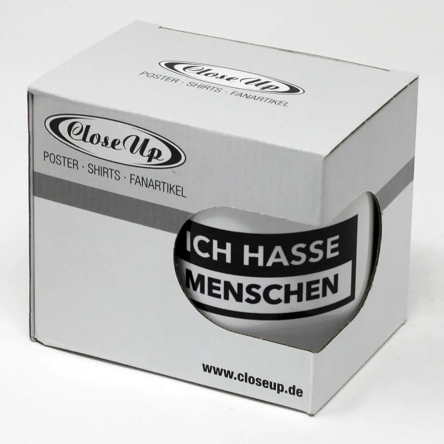 Ich hasse Menschen Tasse