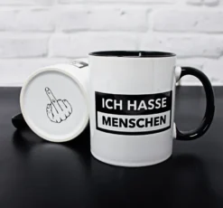 Ich hasse Menschen Tasse