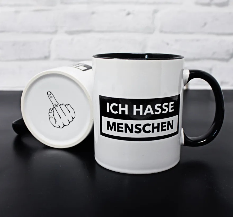 Ich hasse Menschen Tasse