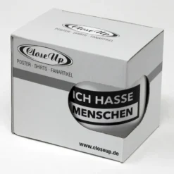 Ich hasse Menschen Tasse und Fußmatten Set