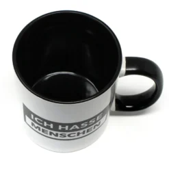 Ich hasse Menschen Tasse und Fußmatten Set