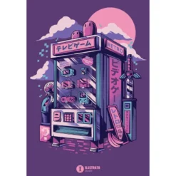 Ilustrata Poster Retro Vending Machine