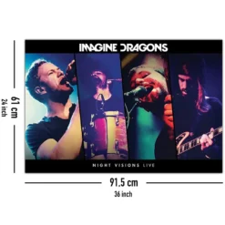 Imagine Dragons Poster Night Visions Live