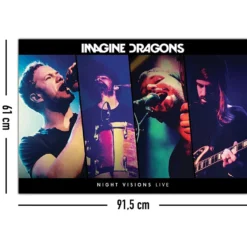 Imagine Dragons Poster Night Visions Live